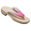 Womens Japanese Traditional Clogs Shoe Slipper Non-slip Kimono Geta Sandals - Pink