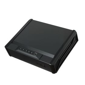 VEVOR Gun Safe, Heavy Duty Handgun Safe with Fingerprint/Password/Key, 3-Way Quick Access Firearm Case Box with Lighting for 2 Pistols & 2 Magazines