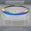 12FT Trampoline Spring Cover Safety Pad Water Tear Resistant All-Weather