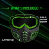 Outdoor Face Mask Full Face Tactical Mask with Detachable Adjustable Headband Frame Fits All Types of Faces for Ages 14+