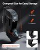 VEVOR Gun Safe, Slider Handgun Gun Safe with Screen, Fingerprint/Password/Key, 3-Way Quick Access Firearm Case Box with LED for 1 Pistol & Magazine