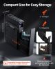 VEVOR Gun Safe, Slider Handgun Gun Safe with Fingerprint/Password/Key, 3-Way Quick Access Firearm Case Box with Lighting for 1 Pistol & Magazine