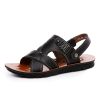 Summer new men's sandals trend casual fashion men's sandals beach shoes large size sandals one shoe two wear