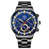 Fashion Mens Watches Luxury Men Sports Gold Stainless Steel Quartz Wrist Watch Man Business Casual Leather Watch Ñ‡Ð°ÑÑ‹ Ð¼ÑƒÐ¶ÑÐºÐ¸Ðµ