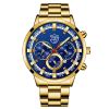 Fashion Mens Watches Luxury Men Sports Gold Stainless Steel Quartz Wrist Watch Man Business Casual Leather Watch Ñ‡Ð°ÑÑ‹ Ð¼ÑƒÐ¶ÑÐºÐ¸Ðµ