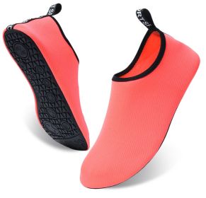 Adult Barefoot Socks Diving Water Swimming Socks Light Water Shoes Beach Shoes Non-slip Swimming Beach Socks Snorkeling Shoes (Color: Fine lines3, Shoe Size: 40-41)