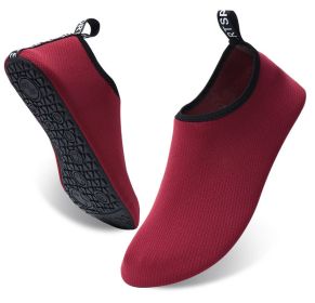 Adult Barefoot Socks Diving Water Swimming Socks Light Water Shoes Beach Shoes Non-slip Swimming Beach Socks Snorkeling Shoes (Color: Fine lines1, Shoe Size: 40-41)