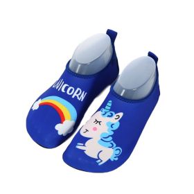 Marvel Spider-Man Boys Floor Socks Girls Frozen Elsa Children Outdoor Water Shoes Kids Diving Wading Shoes Beach Swimming Shoes (Color: 26, Shoe Size: 34-35(20.4cm insole))