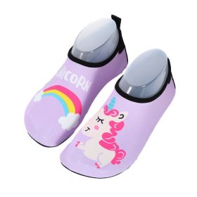 Marvel Spider-Man Boys Floor Socks Girls Frozen Elsa Children Outdoor Water Shoes Kids Diving Wading Shoes Beach Swimming Shoes (Color: 25, Shoe Size: 30-31(18cm insole))