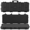 VEVOR Hard Rifle Case, Lockable Rifle Case with Pre-cut Foams, 40 in Gun Storage with Wheels