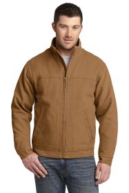 CornerStone Washed Duck Cloth Flannel-Lined Work Jacket CSJ40 (Color: Duck Brown, size: 6XL)