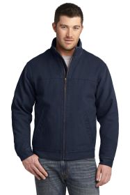 CornerStone Washed Duck Cloth Flannel-Lined Work Jacket CSJ40 (Color: Navy, size: M)