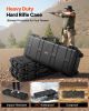 VEVOR Hard Rifle Case, Lockable Rifle Case with Pre-cut Foams, 40 in Gun Storage with Wheels