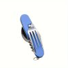 "6-in-1 Stainless Steel Cutlery Set â€“ Folding Knife/Fork/Spoon for Camping"