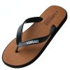 Men's flip flops summer non-slip outdoor sandal-topped foot slippers men's casual rubber beach shoes