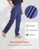 VEVOR FR Pants for Men, 9 oz 100% Cotton, Flame-Resistant Cargo Pants with Multi-Pockets and Elastic Waist, Reinforced Tear-proof Stitching