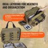 VEVOR Range Bag for 2 Pistols, Tactical Gun Bag with 2 Built-in Removable Pistol Bags & 6 Detachable Magazines