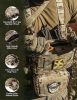 Chest Rig Molle Modular Micro Fight Chest Rigs Adjustable&Detachable with 5.56/7.62 Magazine Pouch